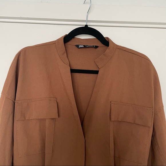 Brown Zara Dress - M - Picture 4 of 5